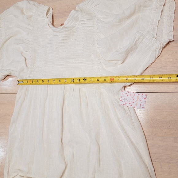 Free People Elsie Puff Sleeve Tunic in White - Picture 12 of 14